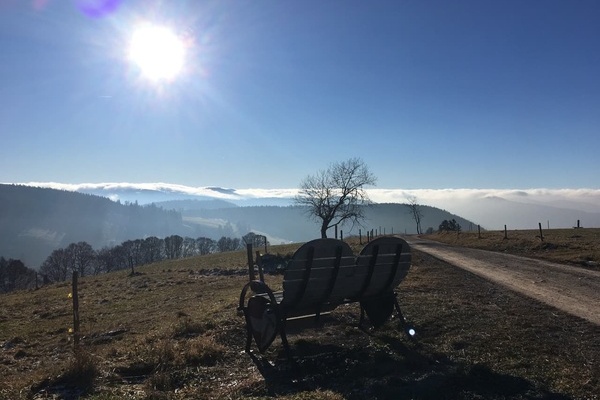 Im Herbst �ber den Wolken 