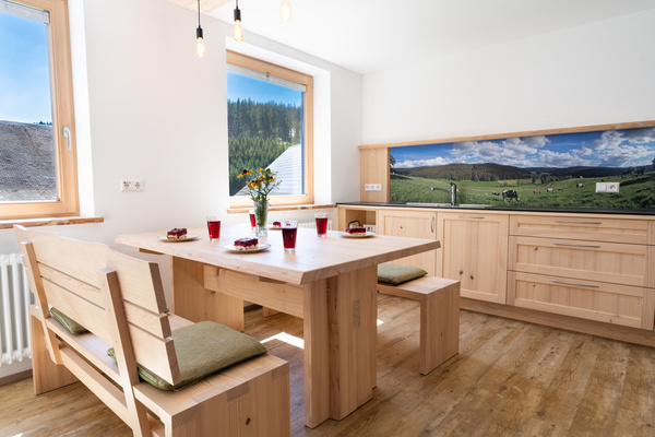 K�che mit Zugang zur Terrasse