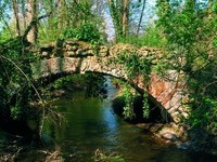 Br�cke im Schlo�garten Hugstetten (Bildnachweis: Gemeinde March )