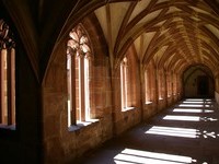 Kreuzgang im Alpirsbacher Kloster (Bildnachweis:  � Staatliche Schl�sser und G�rten Baden-W�rttemberg)