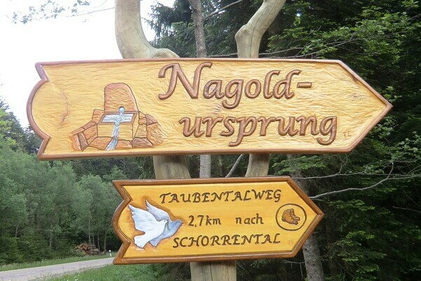 Taubentalweg in Urnagold Copyright: (Mit freundlicher Genehmigung der Gemeinde Seewald) Taubentalweg in Urnagold Copyright: (Mit freundlicher Genehmigung der Gemeinde Seewald)