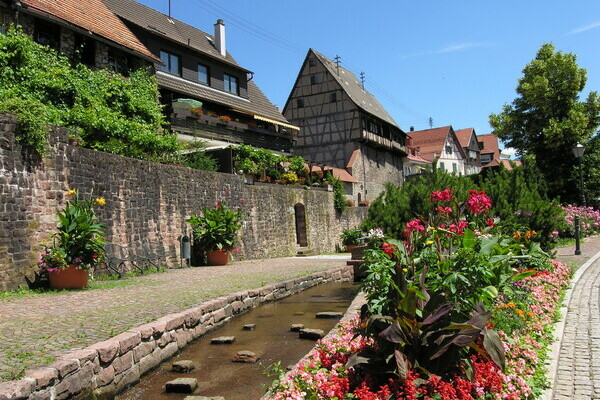 Gernsbacher Altstadt - Waldbachstrae Zehntscheuern Bildnachweis: Stadt Gernsbach