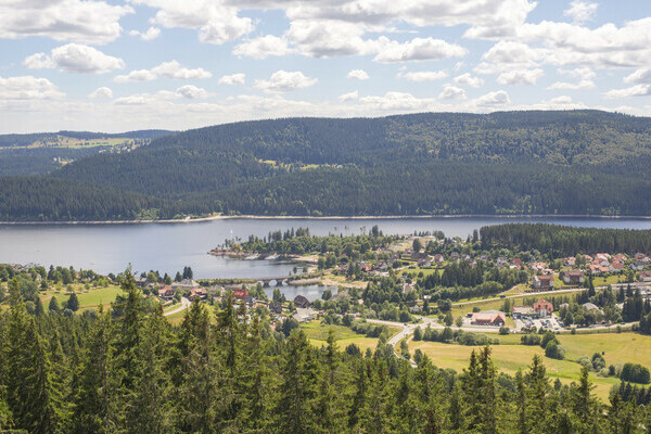 Blick auf Schluchsee vom Riesenbhlturm Copyright: (Hochschwarzwald Tourismus GmbH)